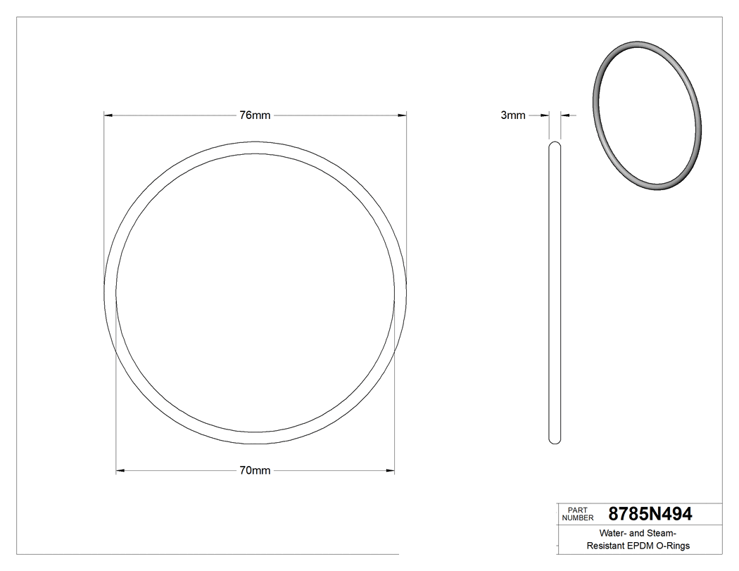 Technical drawing - 8785N494